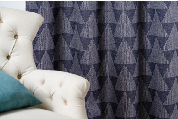 Draperie albastru-gri 130x260 cm Zatapa – Mendola Fabrics