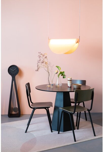 Masă de dining rotundă cu blat cu aspect de lemn de frasin ø 100 cm Pilar – Zuiver