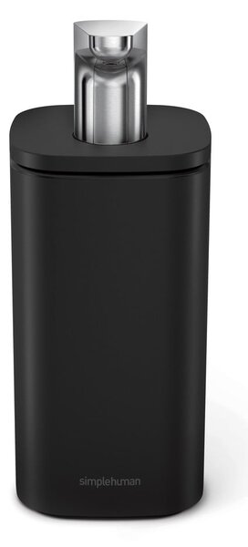 Dozator de săpun lichid negru mat din oțel 295 ml – simplehuman