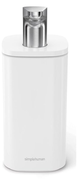 Dozator de săpun lichid alb din oțel 295 ml Pulse – simplehuman
