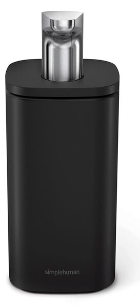 Dozator de săpun lichid negru mat din oțel 295 ml – simplehuman
