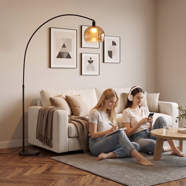 HOMCOM lampadar living vintage | Aosom Romania