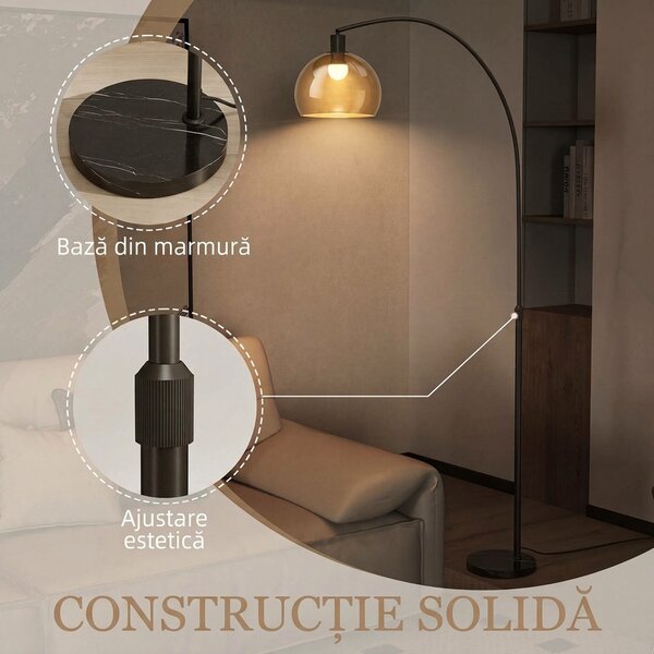 HOMCOM lampadar living vintage | Aosom Romania