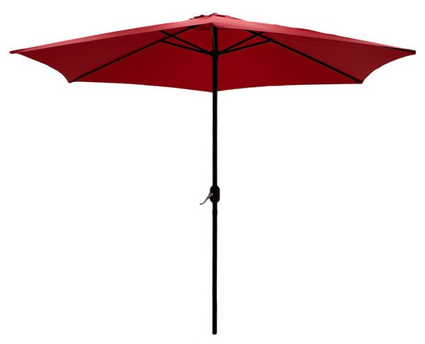Umbrela de gradina Beach aluminiu D3m rosu