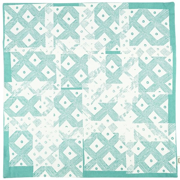 Fata de perna TRIBAL 45x45 cm, albastru
