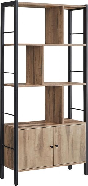 Biblioteca, Vasagle, Caramel, 154.5x74x30 cm