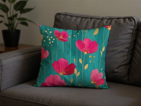 Fata de perna din policoton VIVIDELLE POLY 45x45 cm, verde