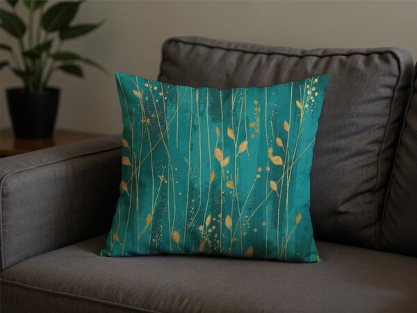 Fata de perna din policoton VIVIDELLE POLY 45x45 cm, verde