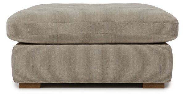 Taburet crem din material textil Comfy – Scandic