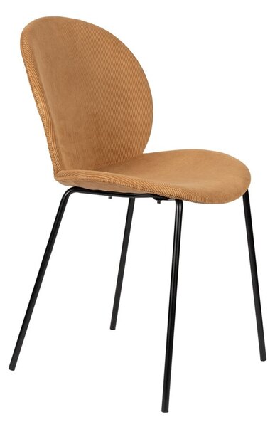 Scaune de dining galben-ocru 2 buc. Bonnet – Zuiver