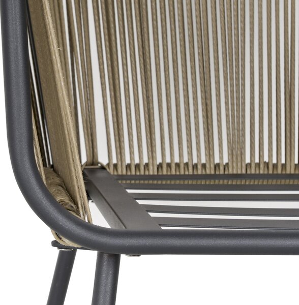 Outsunny Set Mobilier de Grădină cu 2 Șezlonguri Recliner pentru Exterior, cu Pernă Căptușită din PE, 196x65x22 cm, Gri | Aosom Romania