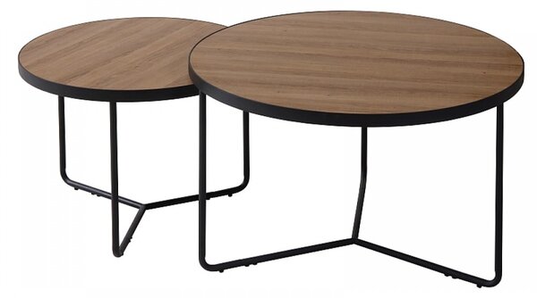 Set de masute in Decor de Nuc, DEMETER II