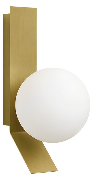 APP1759-1W Aplică de perete aurie/albă periată