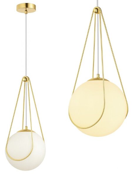 Toolight Toolight, lampă de tavan 20cm, 1xE27, APP1793-1CP, alb-auriu, OSW-04351