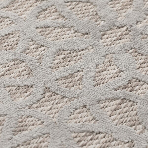 Covor de exterior gri rotund ø 160 cm Argento - Flair Rugs