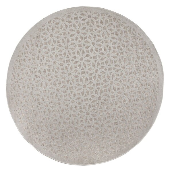 Covor de exterior gri rotund ø 160 cm Argento - Flair Rugs