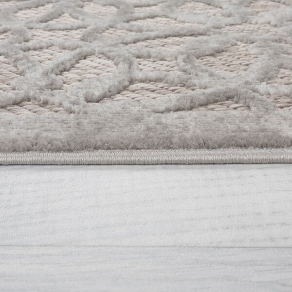 Covor de exterior gri rotund ø 160 cm Argento - Flair Rugs