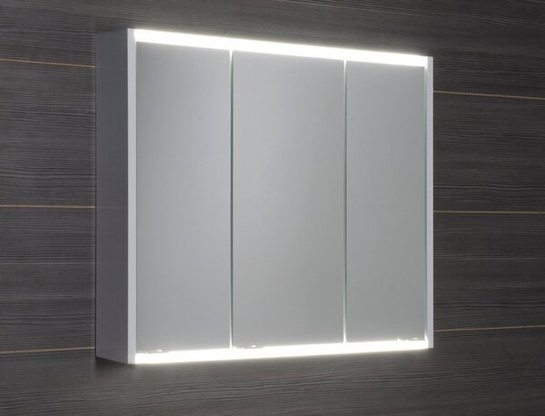 Sapho Sapho, galerie oglindă BATU 80x71x15 cm, 2x iluminare LED, alb, 1141131