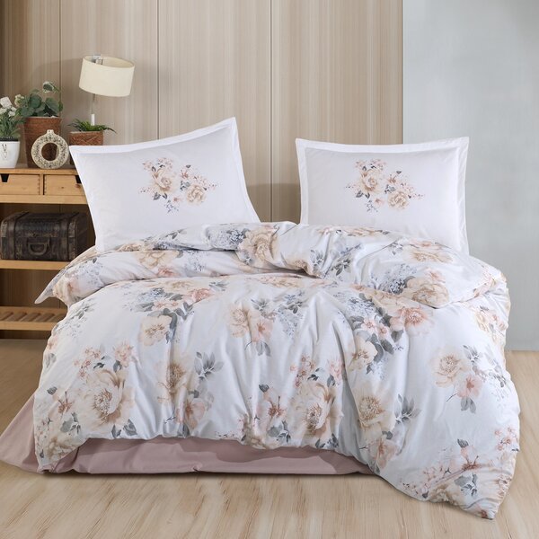 Lenjerie de pat King Size Ranforce – 100% Bumbac (Floral)