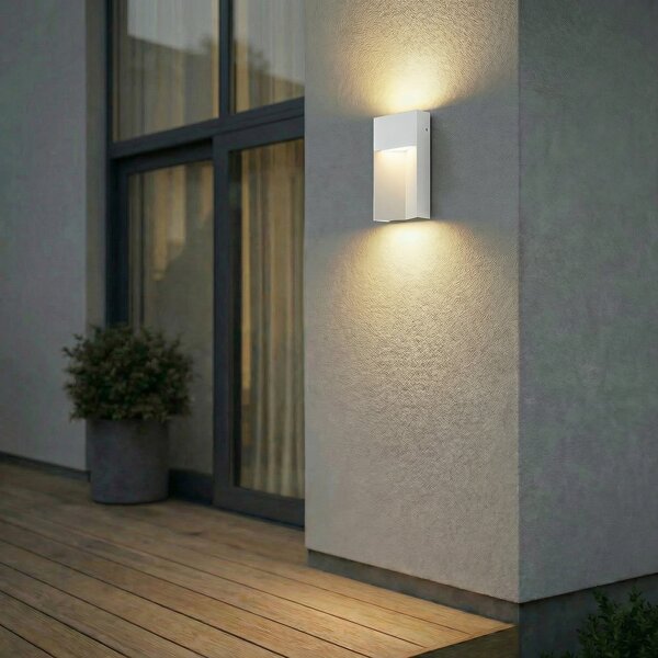 Lămpi de exterior Lucande, Kaholo, Gri, Aluminiu, Modern