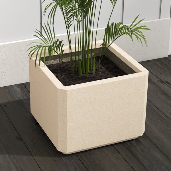 Outsunny Set 2 Jardiniere Înalte de Exterior din MgO, Ghivece de Flori Stivuibile cu Gauri de Drenaj pentru Grădină, Terasă, Balcon | Aosom Romania