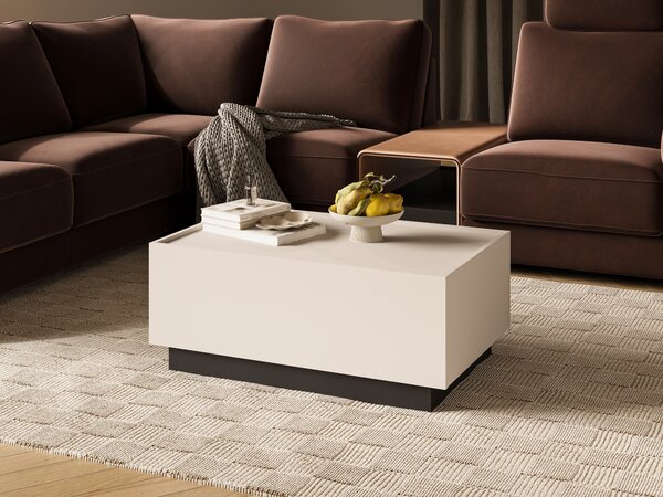 Măsuță de cafea extensibila Austin 380Cașmir, Negru, 4x6x9cm, PAL laminat, Unghiular