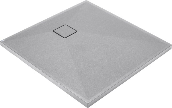 Deante Correo cădiță de duș pătrată 80x80 cm gri KQR_S42B
