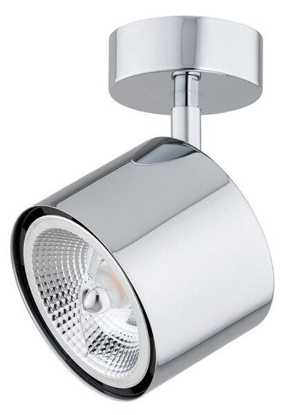 Argon Spot de tavan Chloe, reglabil, 1 bec, oțel cromat, reglabil, Metalic, Camera de zi / sufragerie, Metal, Modern