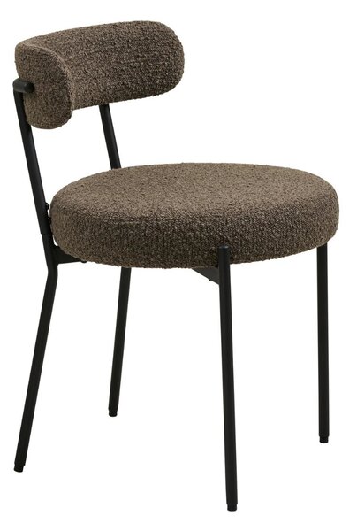 Scaun de dining Badalona maro, bouclé