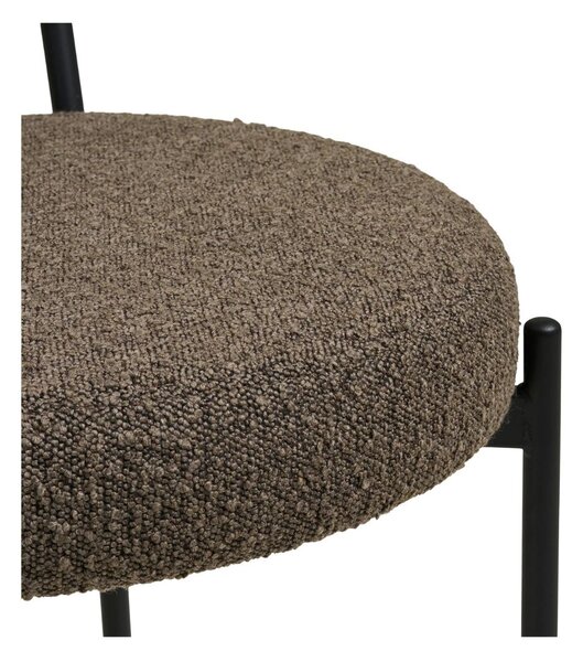 Scaun de dining Badalona maro, bouclé