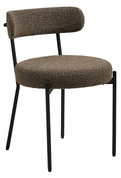 Scaun de dining Badalona maro, bouclé