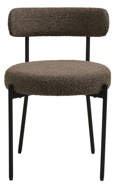 Scaun de dining Badalona maro, bouclé
