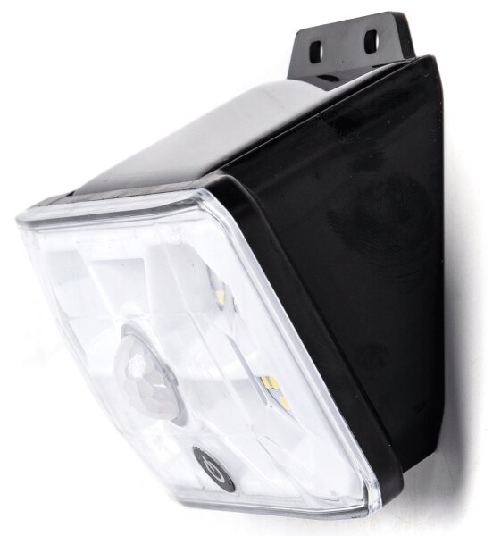 Aigostar - Lumină solară LED cu senzor, 3,7 V, 6500 K, 500 mAh, IP65, negru