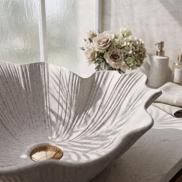 Lavoar pe blat Rea Flower Beige