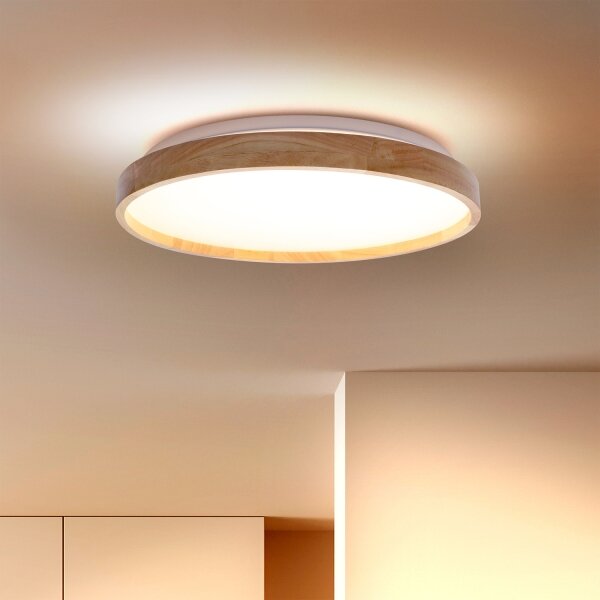 Brilagi - Plafonieră LED ALSON LED/24W/230V stejar