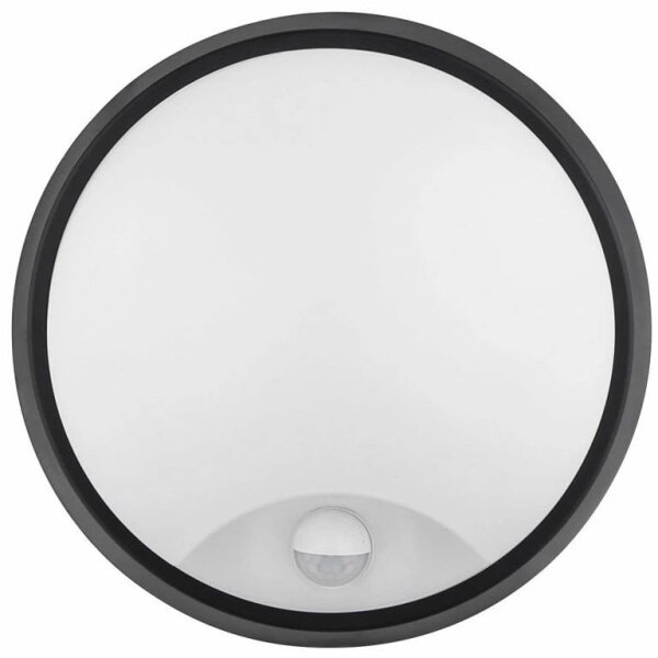 Aplică LED de exterior cu senzor LED/12W/230V IP65 negru