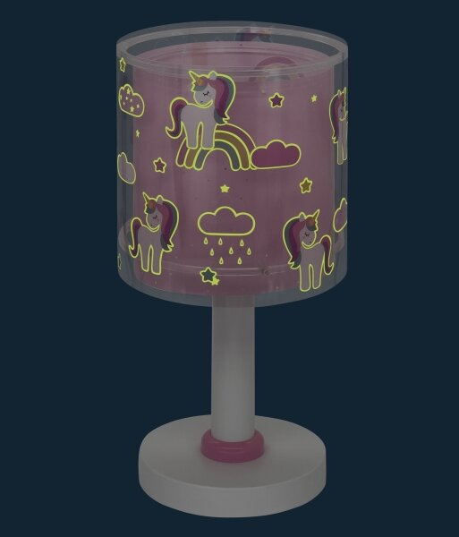 Dalber 41591N - Lampă LED de noptieră pentru copii UNICORNS 1xG4/4W/230V roz