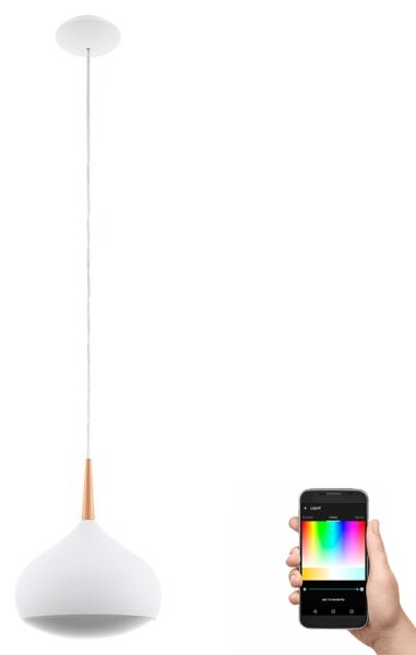 Eglo 97087 - Lampă suspendată LED RGBW dimabilă COMBA-C LED/18W/230V