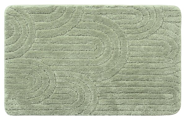 Aqualine Aqualine, covoraș de baie RIST, 50x80cm, 100% poliester, antiderapant, verde, NI8594