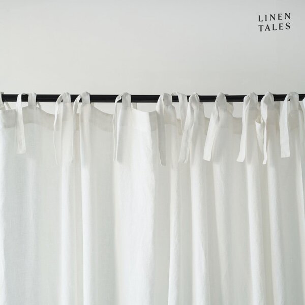Draperie subțire cu bucle de prindere Linen Tales Daytime, 250 x 130 cm, bej