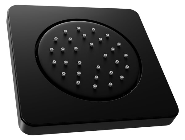 Mexen - duză de duș pentru podea, pătrată, 130x130 mm, negru, 79366-70