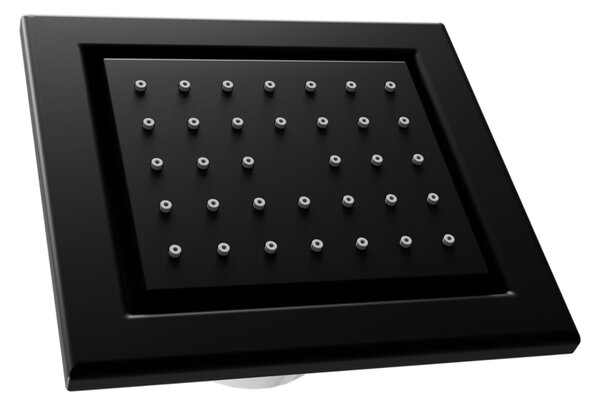 Mexen - duză de duș pentru podea, pătrată, 130x120 mm, negru, 79365-70