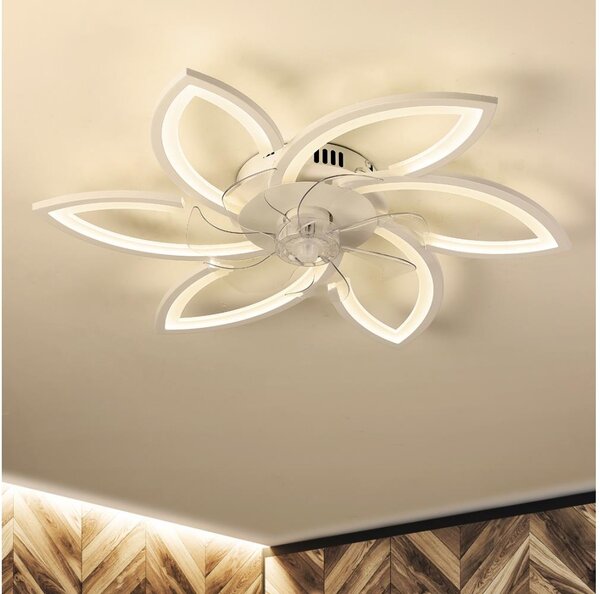 BRILAGI-LED Lampă reglabilă cu ventilator LED/50W/230V 3000-6500K alb+DO