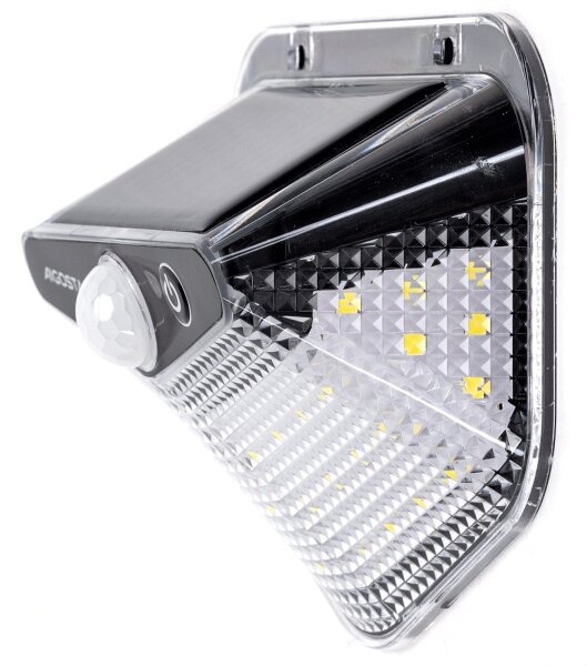 Aigostar - Lampă solară LED cu senzor LED/3,7V 6500K 500 mAh IP65 neagră
