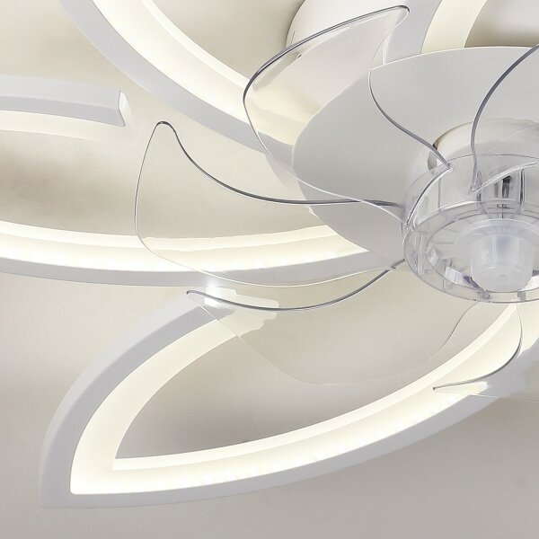 BRILAGI-LED Lampă reglabilă cu ventilator LED/50W/230V 3000-6500K alb+DO