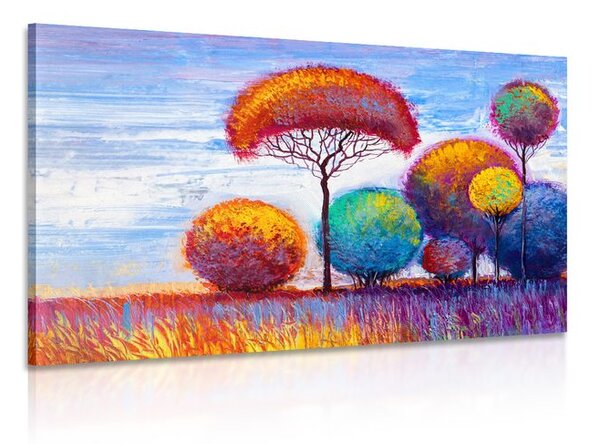 Tablou pădure de toamnă