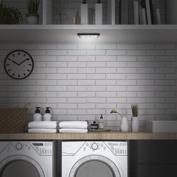 Corp de iluminat LED tactil de orientare LERO LED/0,18W/3xAAA negru Briloner 2689-035