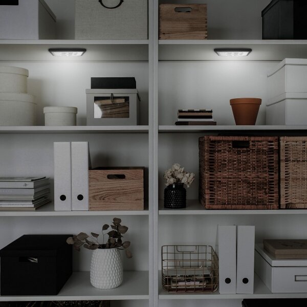 Corp de iluminat LED tactil de orientare LERO LED/0,18W/3xAAA negru Briloner 2689-035