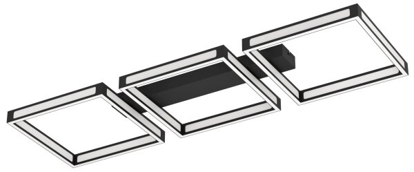 Plafonieră LED ALTAFLOR 3xLED/11,2W/230V neagră Eglo 99789