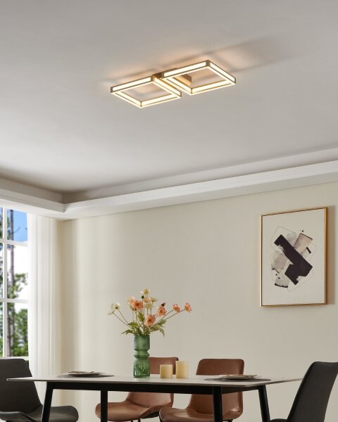 Plafonieră LED ALTAFLOR 2xLED/11,2W/230V crom mat Eglo 99785